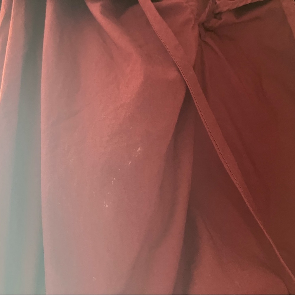 Doen Deep Red Ruffled Blouse - Picture 10 of 10